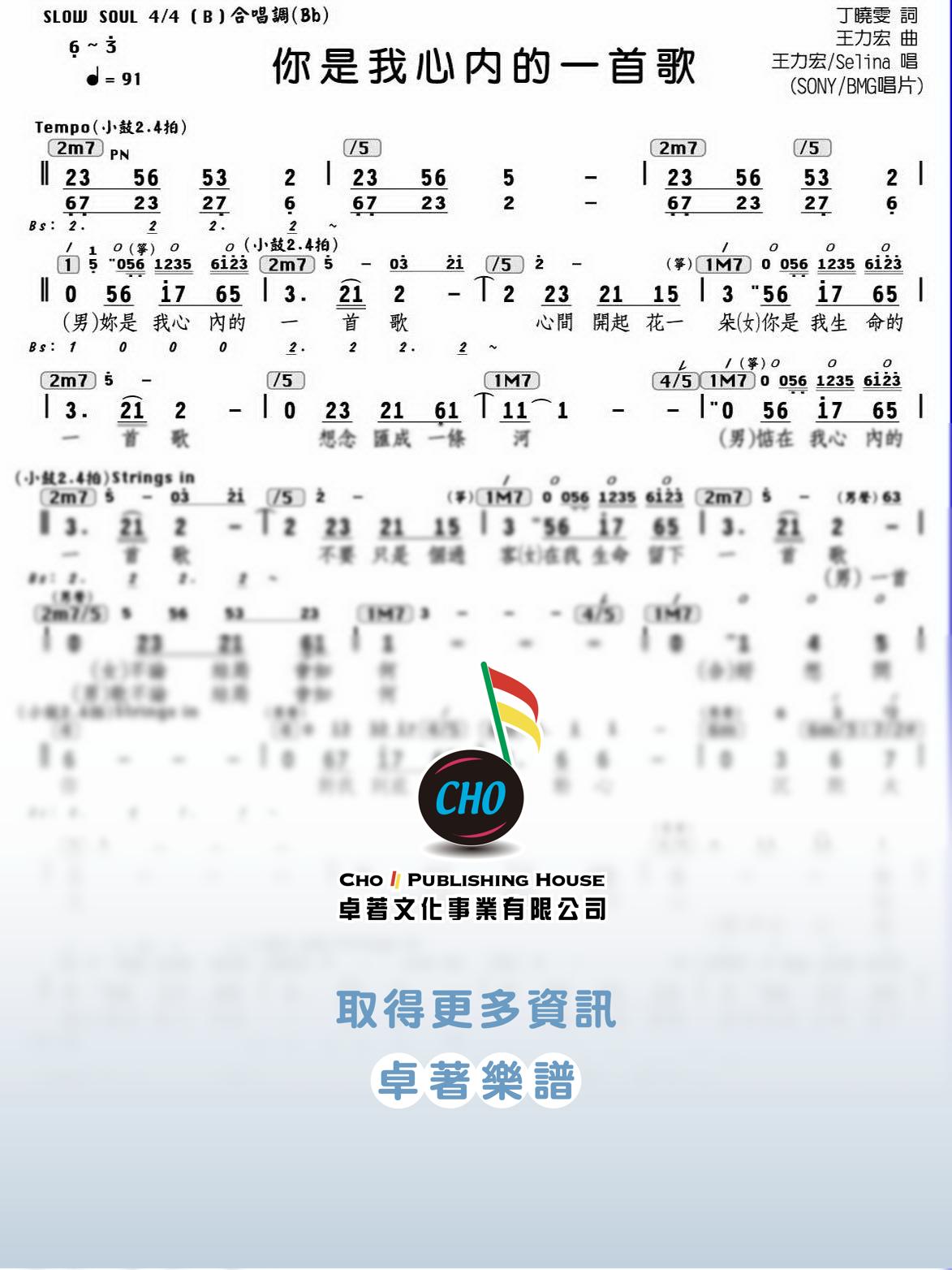 你是我心內的一首歌